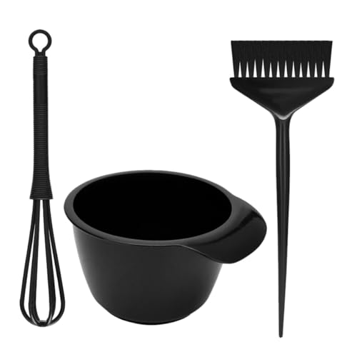 Ciieeo Juego de Cuenco y Pincel para Teñir el Cabello, Varilla para Remover, Kit para Coloración en Casa y Salón, Diseño Moderno y Funcional Reutilizable