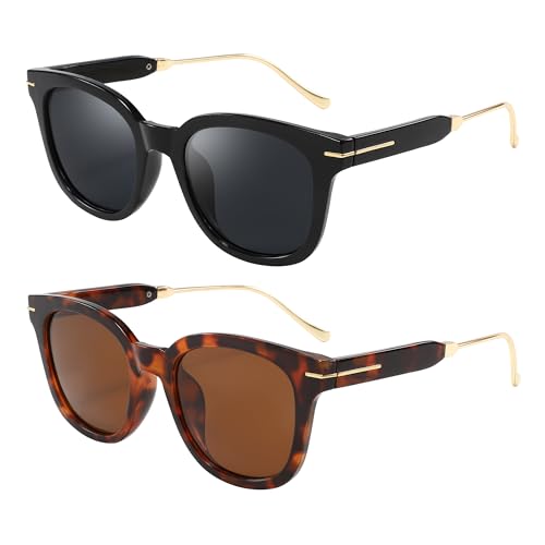 Retro Polarized Sunglasses for Women Men UV Protection Womens Mens Stylish Shades2