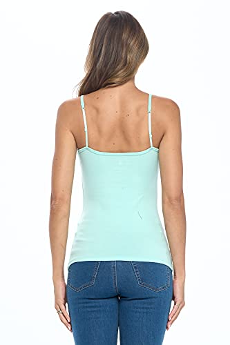 Image of Natural Uniforms Women's Camisole Tank Top-Breathable Cotton Stretch