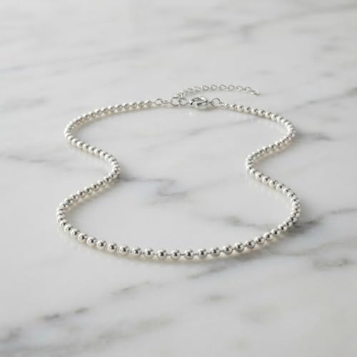 Image of Parnika 925 Pure 92.5 Sterling Silver Anklet for Women & Girls | Hallmarked Silver Payal | Ball Design | Single Piece