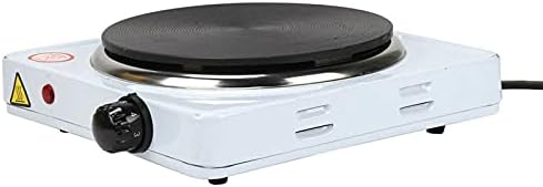 Kabalo White Electric Hotplate Portable Kitchen Table Top Cooker Cooking Stove Hob Single Hot Plate 1000W