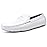 Driving Loafers826-white