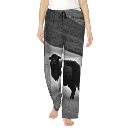 Pantalon de pyjama avec poches pour femme cherchant confort et ampleur