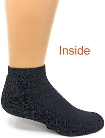 WARRIOR ALPACA SOCKS - Unisex Sport Mini Crew, Alpaca Wool Socks - Anklet with Terry lined Cushion Footbed
