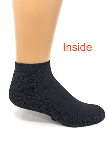 WARRIOR ALPACA SOCKS - Unisex Sport Mini Crew, Alpaca Wool Socks - Anklet with Terry lined Cushion Footbed3