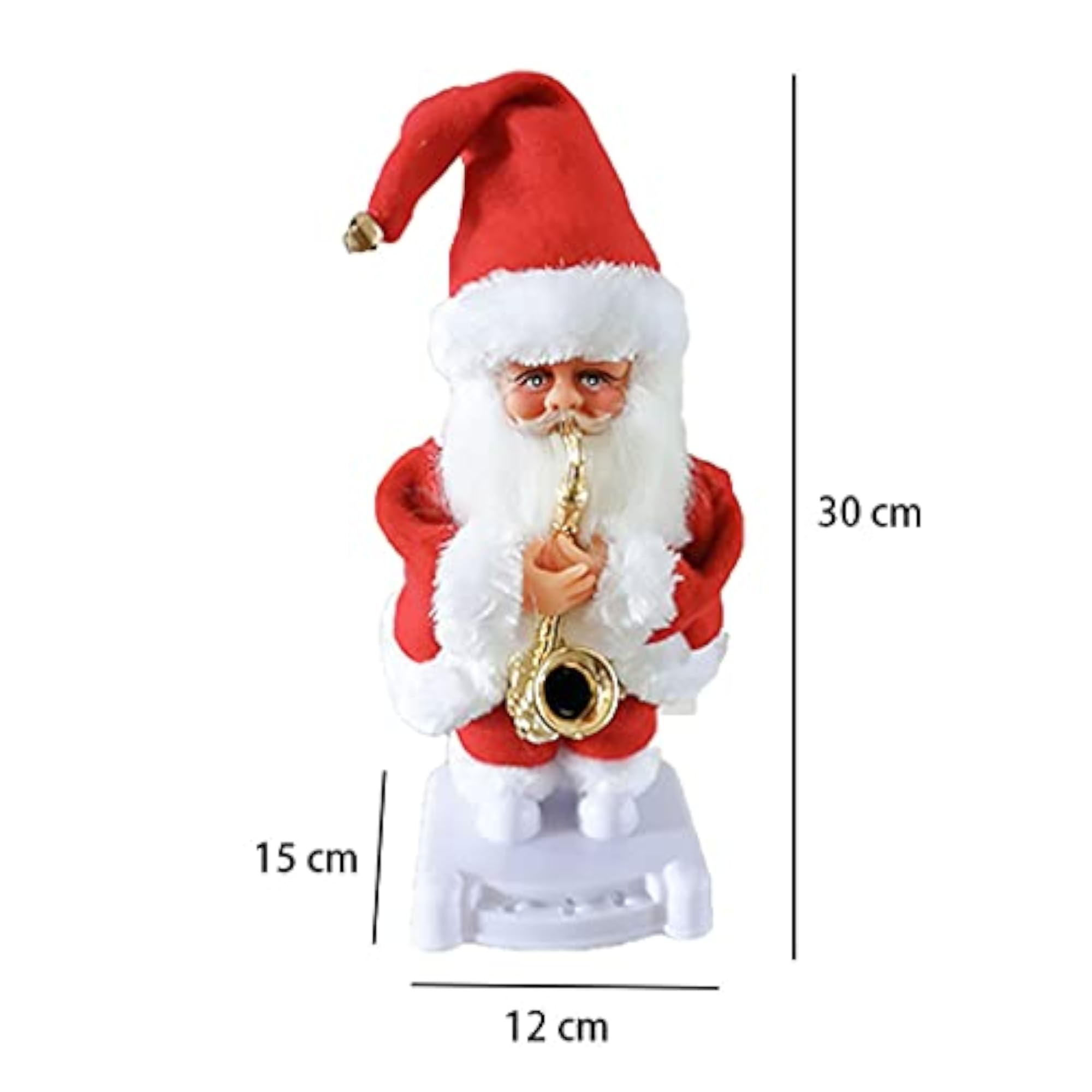 Cute Christmas Santa Claus Shake Singing Doll Toy