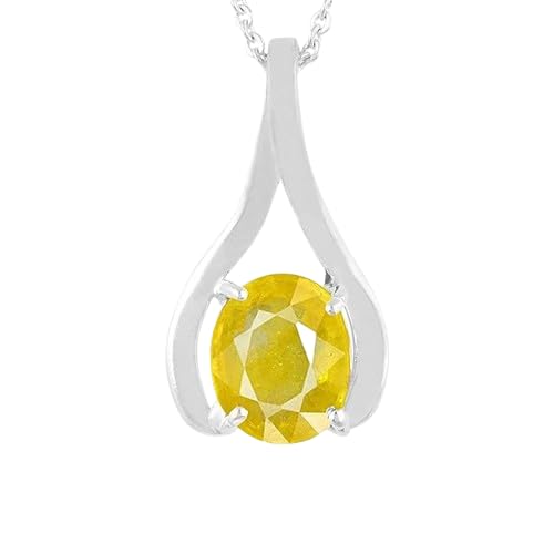 Pendentif saphir jaune naturel 7,25 Ratti contre le stress quotidien