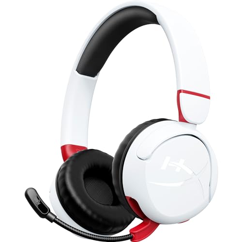 HyperX Cloud Mini, Audífonos inalámbricos para Gaming, Blanco