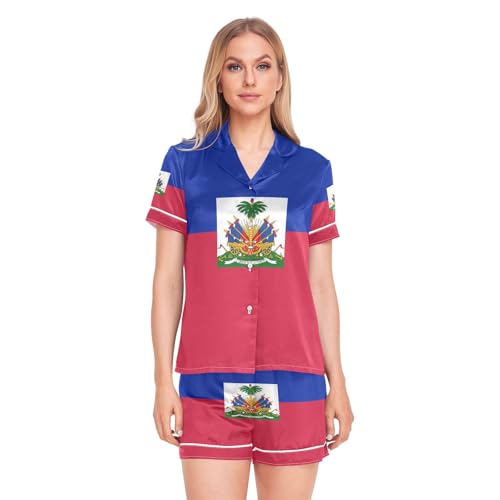 Pyjama en satin anti-frottement pour peau sensible vêtement de nuit doux femme GuoChe S