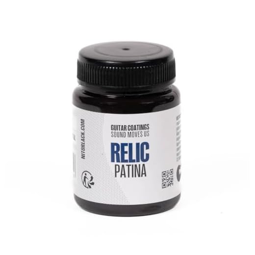 NITORLACK Relic Patina para Guitarra, Base Agua, 75ml, Negro