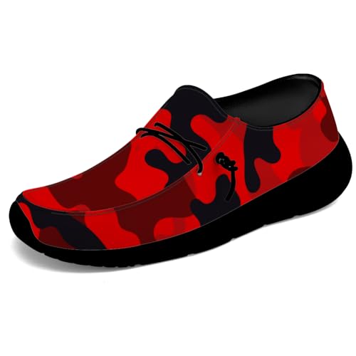 Quorax Camouflage Shoes for Women Men Loafers Slip-on Shoes Camouflage Gifts for Men Women3