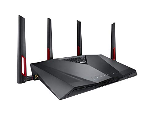 ASUS RT-AC88U - Router Gaming AC3100 Doble Banda Gigabit (triple VLAN, Ai-Mesh soportado, WTFast acelerador de juegos, compatible con DD-WRT, Adaptive QoS y con AiMesh wifi)