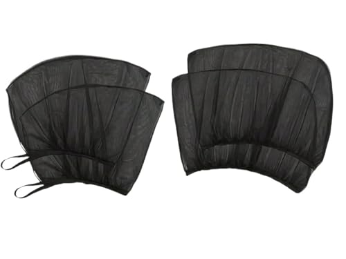 Pare-soleils auto universels en maille respirante pour vitres de voiture lot de 4 pièces