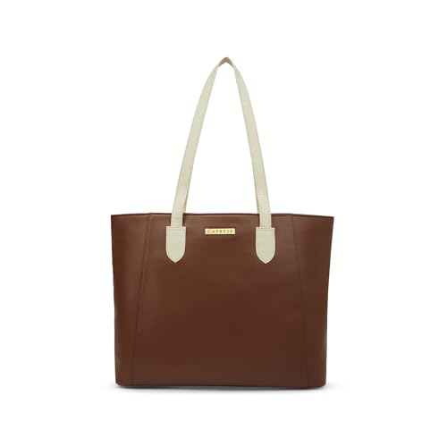 Image of Caprese Devon Large Tote Bag for Women with Comfortable Straps & Multi-Compartment | Stylish Shoulder & Handheld Bag | Fits Up to 16 Inch Laptop | Perfect for Work, Travel & Daily Use