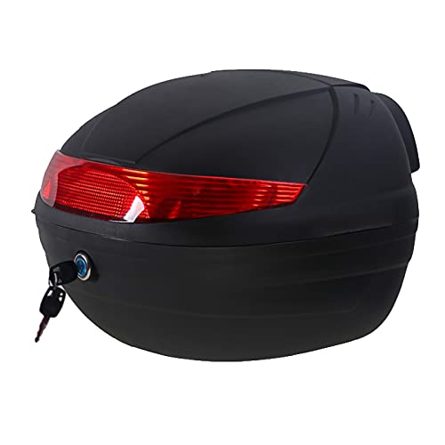 Coffre arrière de moto universel robuste pour scooter avec grand dossier de confort