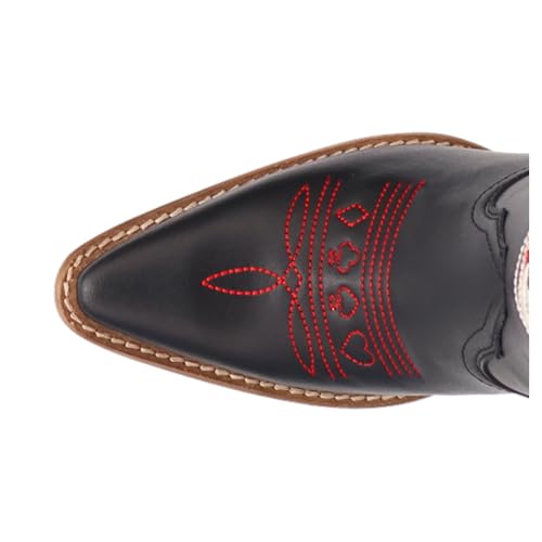 Dingo Women's Ace of Spades Embroidered Snip Toe Western Boot4