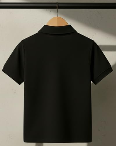 Image of AUSK Men's Premium Striped Polo T Shirt || Geometric Print Half Sleeve Summerwear Casual Mens T Shirt