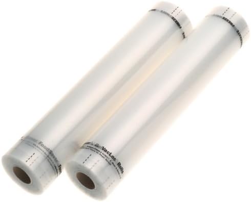 FoodSaver Continuous Roll Bag Material, 11 Inch by 16 Feet (Box of 2 Rolls)