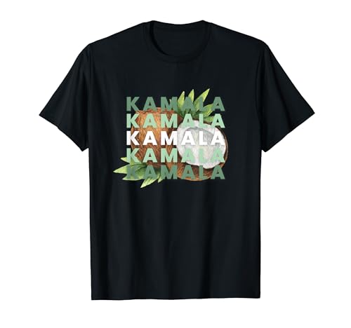 Retro Coconut Tree 47 Harris para regalos presidentes 2024 Camiseta