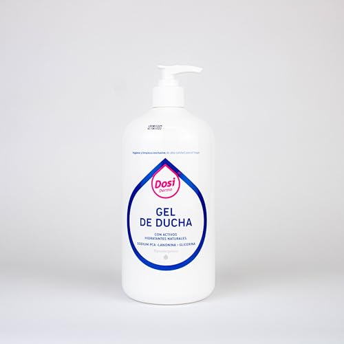 Dosidermo - Gel de Ducha Hipoalergénico 1L | Con Urea, Glicerina y Alantoína | Hidratación Profunda para Piel Sensible y Seca | Dermoprotector y Extra Suave