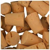 WidgetCo Size 4 Cork Stoppers, X Grade, Labratory Corks, Tapered Corks Qty 100