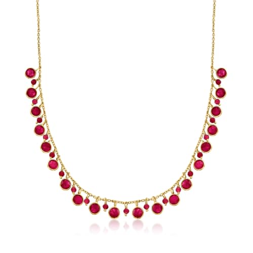 Ross-Simons 16.90 ct. t.w. Ruby Drop...