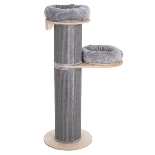 Natural Paradise – Tiragraffi Jasmine | Con fissaggio a parete (L, grigio chiaro) | Tiragraffi | Altezza: 136 cm