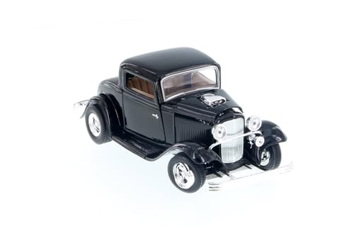 1932 Ford Coupe Hardtop, Negro 1:24 Modelo a Escala miniatura 5