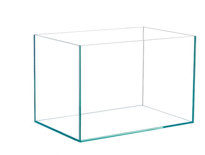 Würfel Fischglas 15 * 11 * 13CM - Ultraweißes Glas Aquarium | Kompakt Becken für Heimdekoration