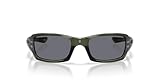 oakley fives squared polarized sunglasses CARATTERISTICHE DEL TELAIO: OO9238 Fives Squared presenta una montatura rettangolare, verde oliva e lenti grigie.