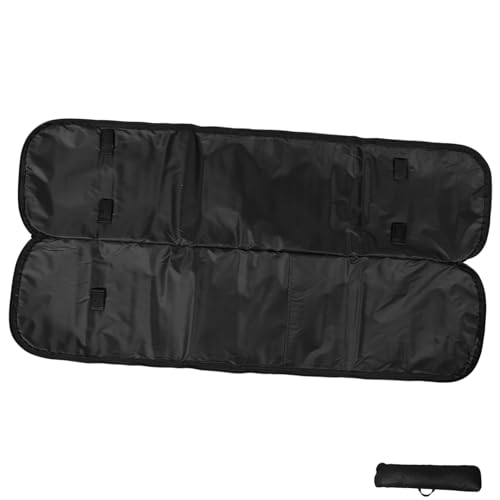 NAMOARLY Handheld Kayak Paddle Bag Comfortable Nylon Paddle Pouch Black 96 * 27cm