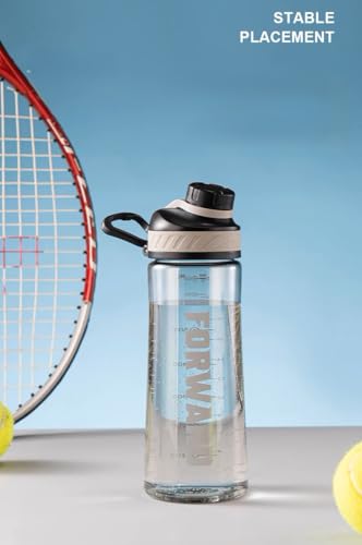 Image of THE VENTI SHOTAY COOL Unbreakable Water Bottle with Sipper BPA Free Tritian, Leak-Proof Water Bottle Ideal for Office, Sports, School, Gym (750ML-Black)