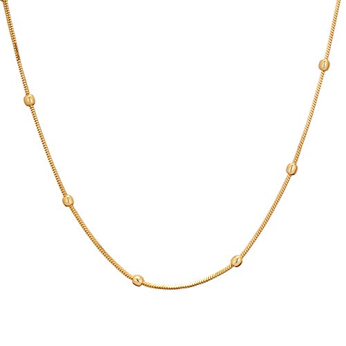 Shreyadzines Gold Plated Traditional Design Long Necklace/Chain for Women and Girls, Metal