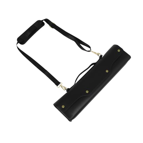 DYNWAVE Flute Carrying Bag Flute Storage Bag Lightweight,Synthetic Leather Sturdy Flute Protection Case Instrument Storage Case, for 16 Hole