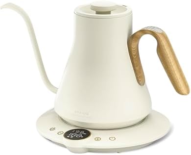 INTASTING Gooseneck Electric Kettle, ±1℉ Temperature Control, Sta...
