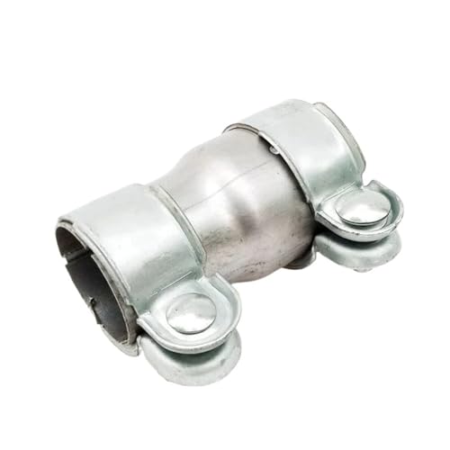 SUS304 Exhaust Tube Pipe Joiner Sleeve Clamp Reducer Connector - Adapter for Automotive Applications 1pc(45mm-50mm)