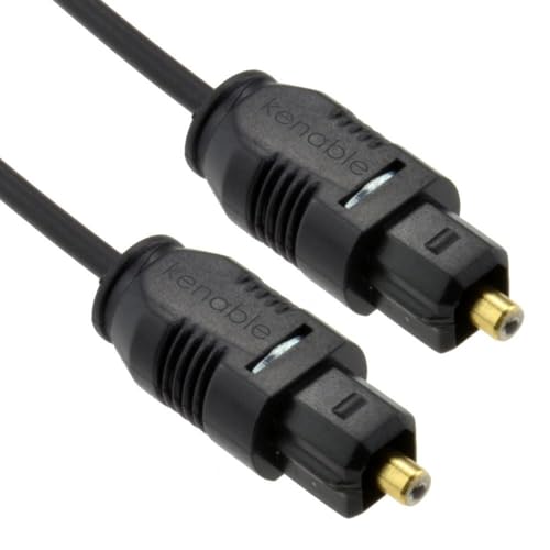 kenable TOS link Toslink óptico Digital Audio Cable 2,2 mm Cable 1 m [1 metros/1m]