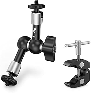 (New Version) SMALLRIG 5 Inch Magic Arm with Super Clamp Large Crab Pliers Clip for Monitor LED Light - KBUM2730