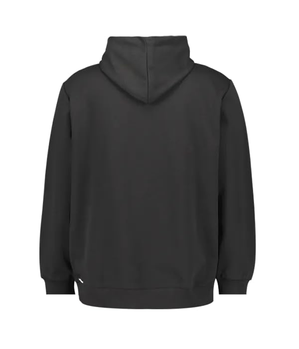 Padel Pro Shop Sudadera de Algodón Negro con Capucha y Bolsillo, Logo en Relieve, Moderna y Única