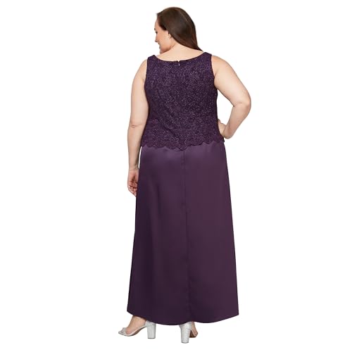 Image of Alex Evenings Womens Two Piece Mother of The Bride Dress with Lace Jacket