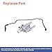 Aluminium Engine Coolant Thermostat Housing Assembly Kit(with Throttle Body Inlet Heater Pipe).Fit for Chevy Cruze 2011-2016, Chevy Sonic 2013-2018 1.8L .Replaces Part # 25199824,25192228,25192904.