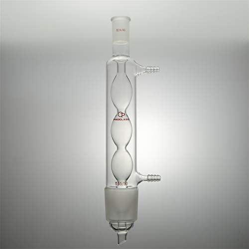 PROGLASS Allihn Condenser for The Extractor with top Standard Joint 24/40 and Down 45/50