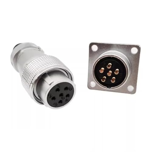 Conector aéreo PLS20 WS20 TP20 con diámetro abierto de 20mm versátil P20-12 8