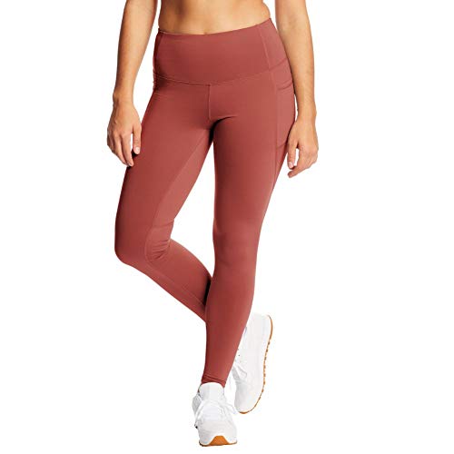 C9 Champion Women's High Waist Legging, Rock Brick Red, S
