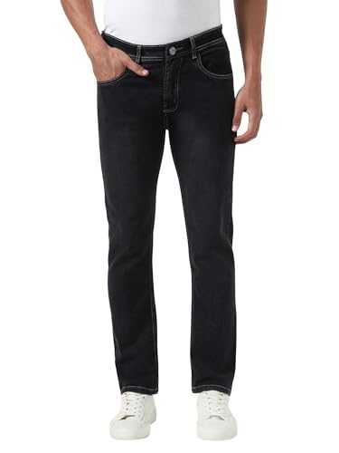 Image of Men's Stretch Denim Jeans | Regular Fit | Mid Rise | Soft & Comfortable | Everyday Casual Wear
