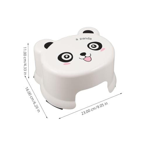 Image of Levemolo Cute Cartoon Toddler Step Stool Anti-Slip Bathroom Stool for Kids Toilet and Potty Training Lightweight Plastic Step 9.05 X 6.29 X 4.33 in