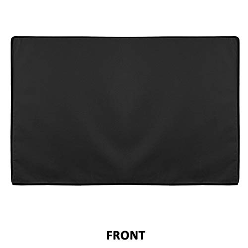 Outdoor TV Screen Dust Cover Black LCD Television Set Water Dust