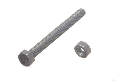Vis M5 x 50mm avec écrous pour la réparation de meubles et structures métalliques