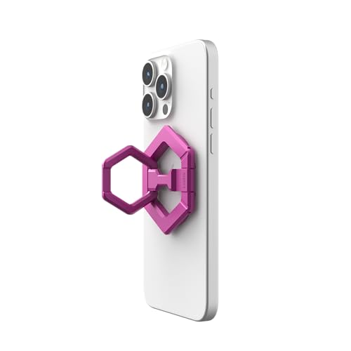 Image of URBAN ARMOR GEAR UAG Magnetic Phone Ring Stand Compatible with MagSafe Magnet, Removable Metal Finger Ring Grip & 360 Rotation Adjustable Kickstand for iPhone 17, Galaxy S26, Orchid Pink