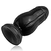 Roluck Analdildo Buttplug Anale Masturbation Prostata Stimulation Anal Plug für Frauen Männer Analsexspielzeug (Schwarz) #4